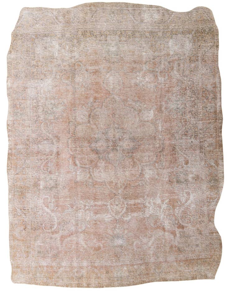 Detail image of 9' 4 x 12' 9 Hand Knotted Ultra Vintage Persian Wool Rug