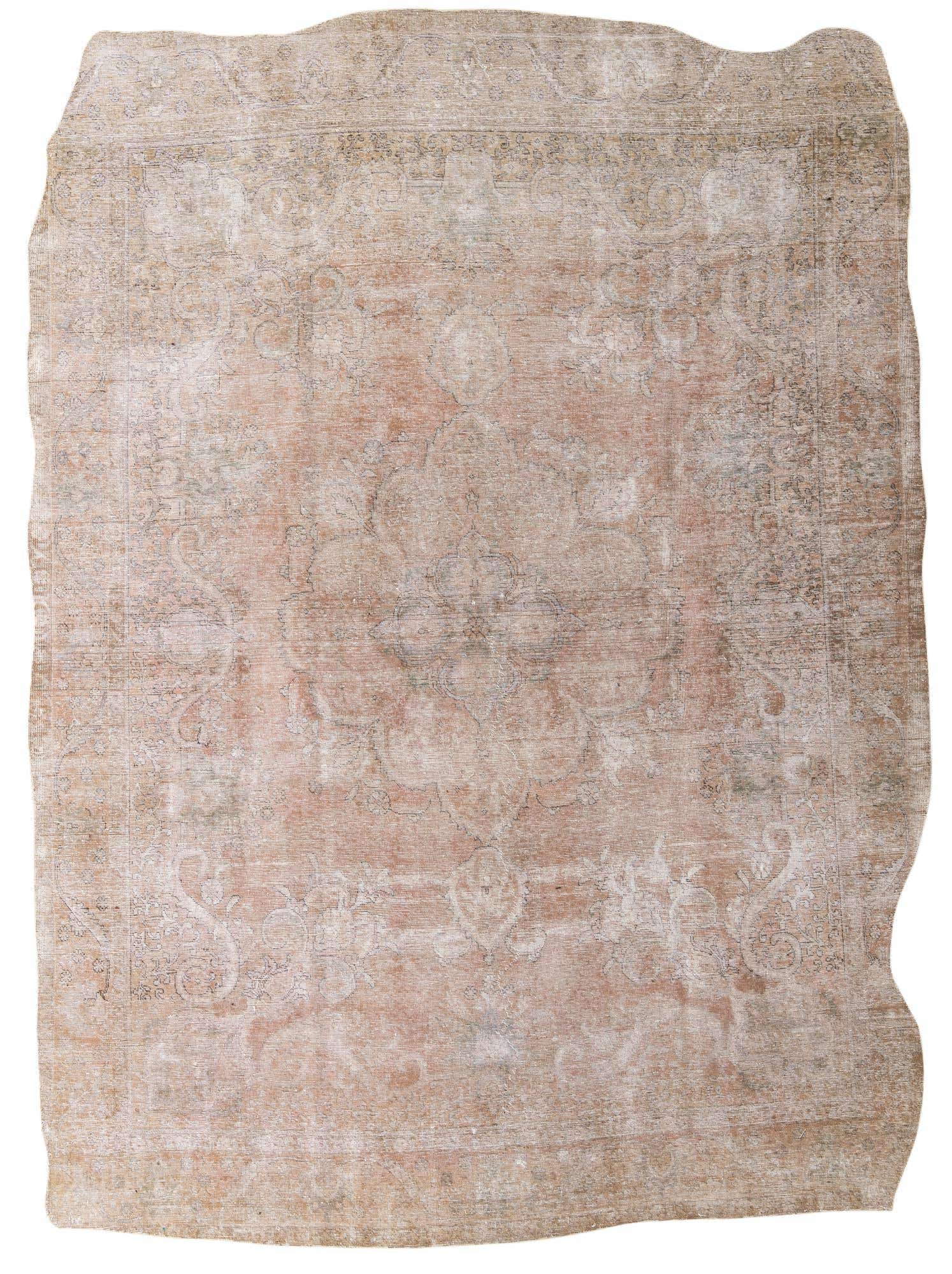 9' 4 x 12' 9 Hand Knotted Ultra Vintage Persian Wool Rug