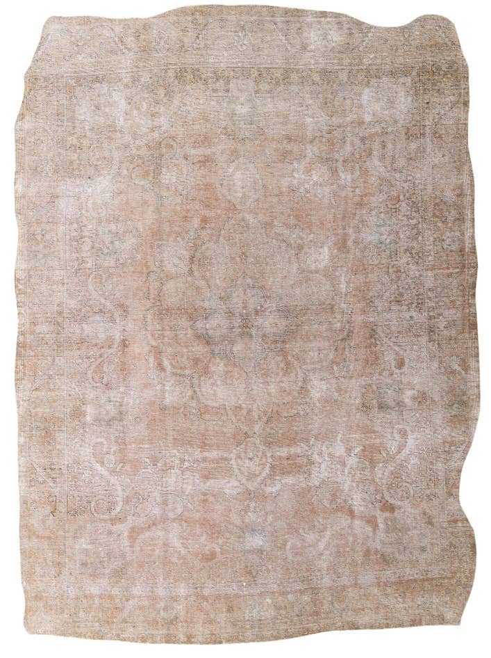 Detail image of 9' 4 x 12' 9 Hand Knotted Ultra Vintage Persian Wool Rug