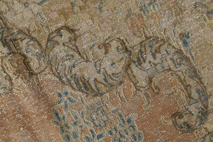 9' 5 x 11' 9 Hand Knotted Ultra Vintage Persian Wool Rug