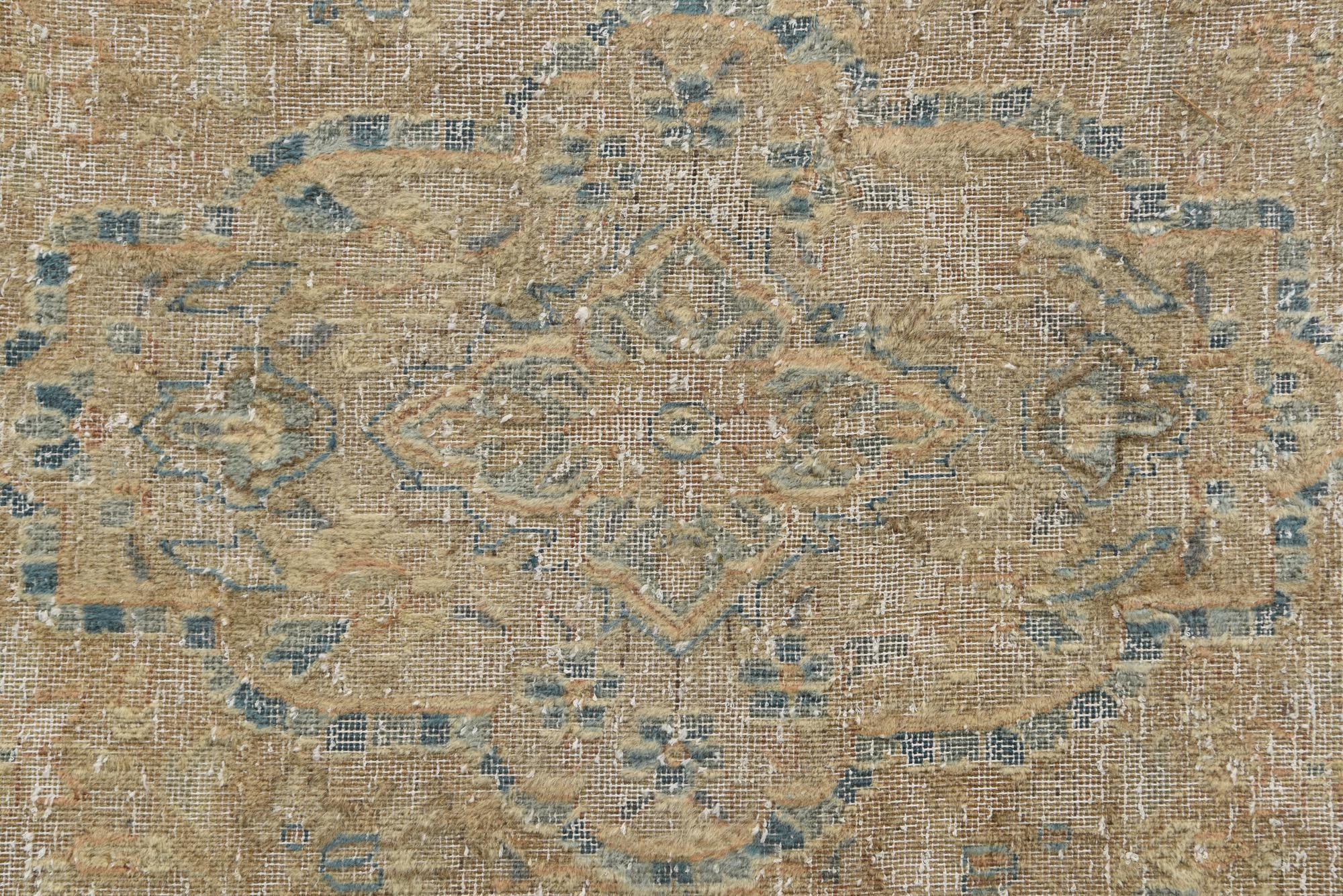 9' 5 x 11' 9 Hand Knotted Ultra Vintage Persian Wool Rug