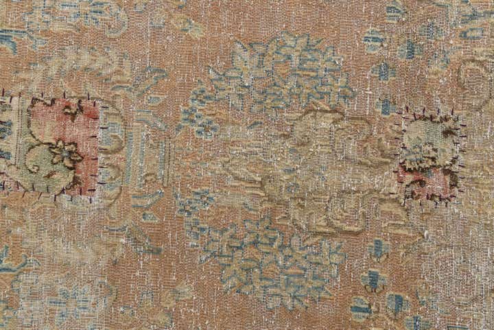 9' 5 x 11' 9 Hand Knotted Ultra Vintage Persian Wool Rug