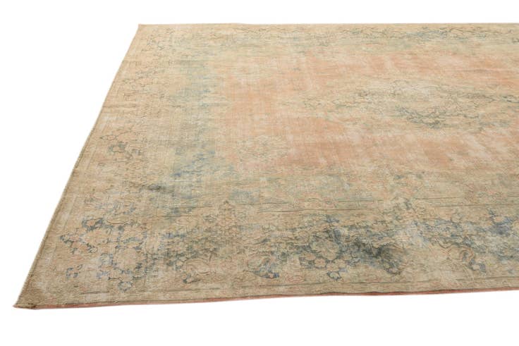 Detail image of 9' 10 x 13' Hand Knotted Ultra Vintage Persian Wool Rug