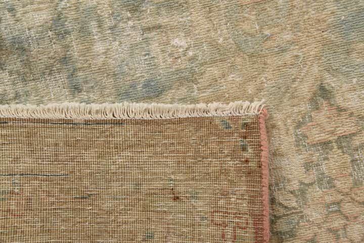 9' 10 x 13' Hand Knotted Ultra Vintage Persian Wool Rug