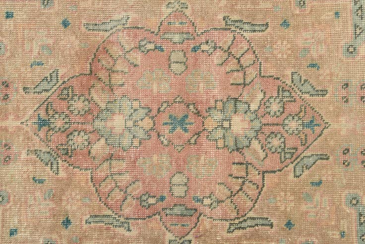 Detail image of 3' 3 x 4' 10 Hand Knotted Ultra Vintage Persian Wool Rug