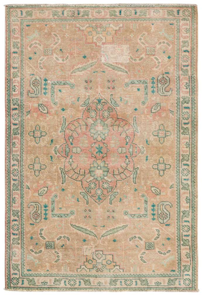 3' 3 x 4' 10 Hand Knotted Ultra Vintage Persian Wool Rug