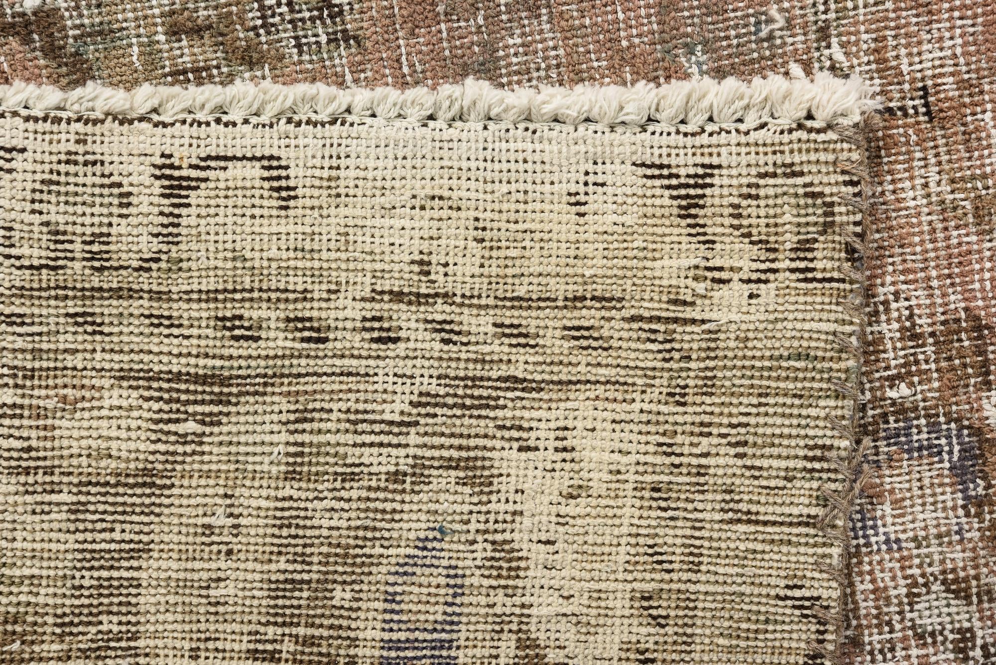 9' 10 x 12' 10 Hand Knotted Ultra Vintage Persian Wool Rug