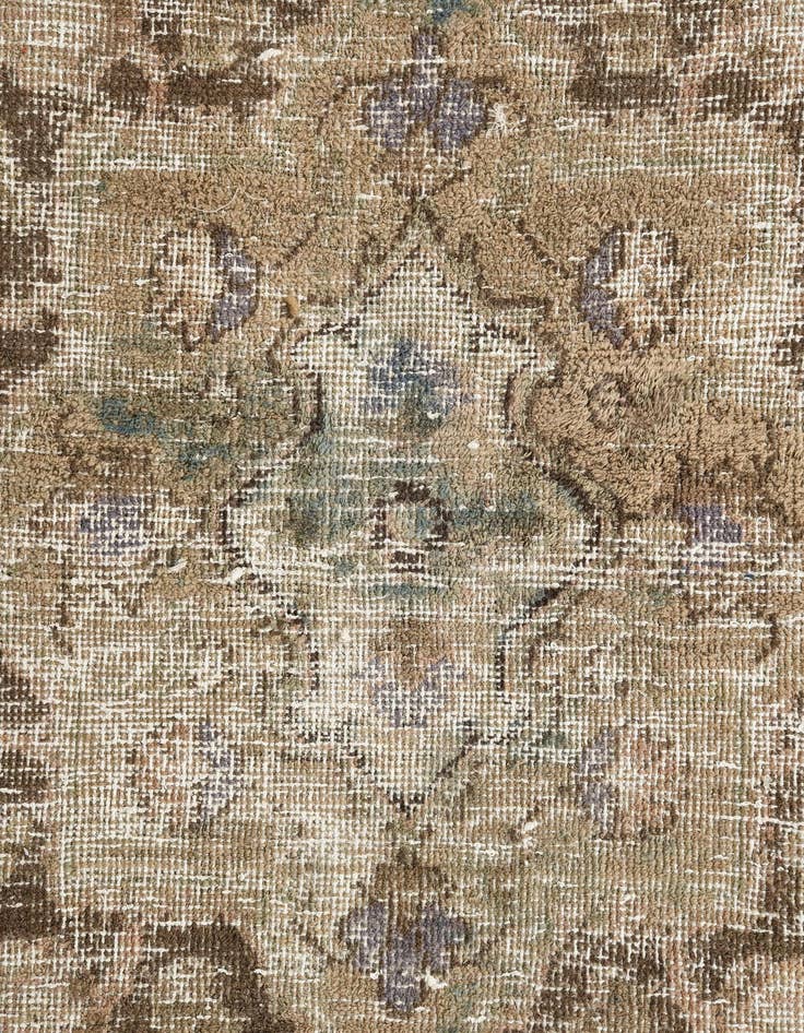 Detail image of 9' 10 x 12' 10  Hand Knotted Ultra Vintage Persian Wool Rug