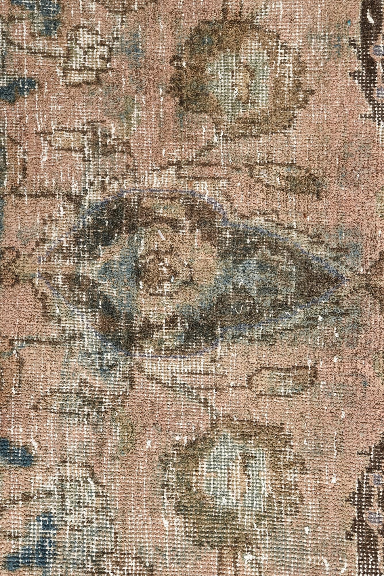 9' 10 x 12' 10 Hand Knotted Ultra Vintage Persian Wool Rug
