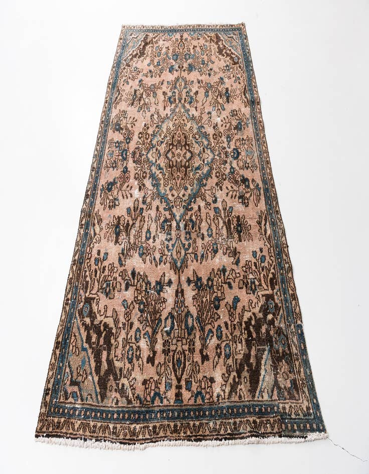 Detail image of 5' 3 x 8' 6  Hand Knotted Ultra Vintage Persian Wool Rug