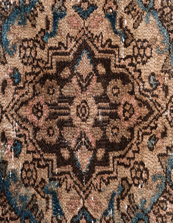 Detail image of 5' 3 x 8' 6  Hand Knotted Ultra Vintage Persian Wool Rug