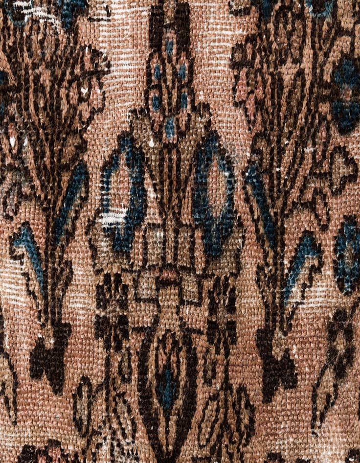 Detail image of 5' 3 x 8' 6  Hand Knotted Ultra Vintage Persian Wool Rug