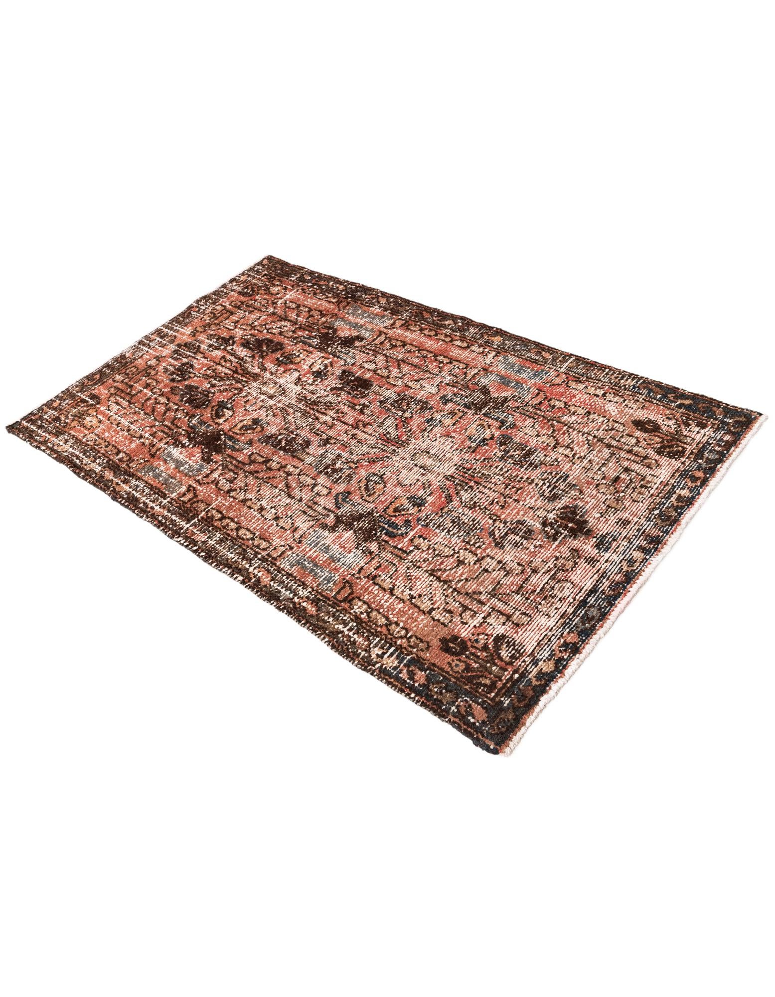 3' 3 x 5' 1 Hand Knotted Ultra Vintage Persian Wool Rug