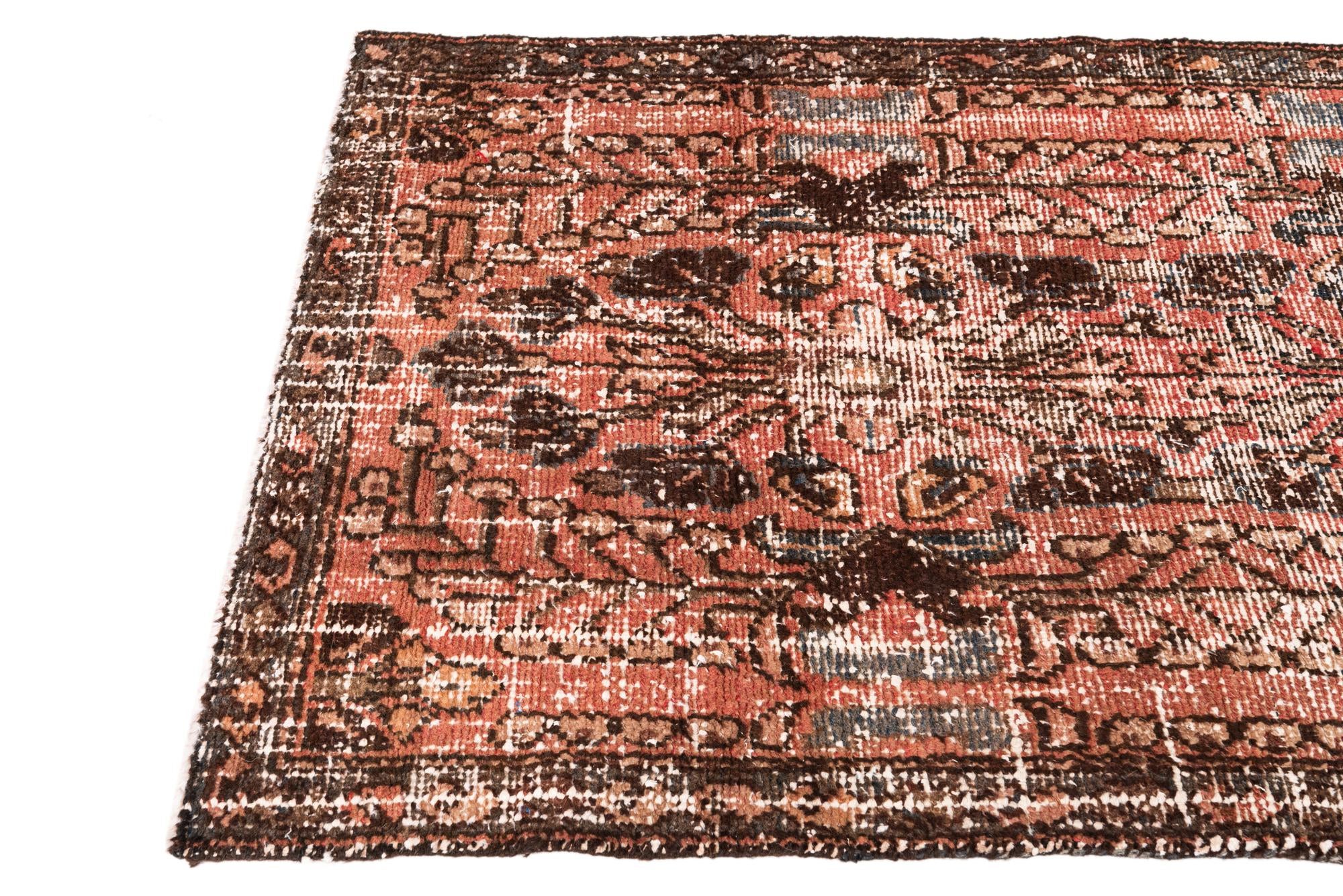 3' 3 x 5' 1 Hand Knotted Ultra Vintage Persian Wool Rug