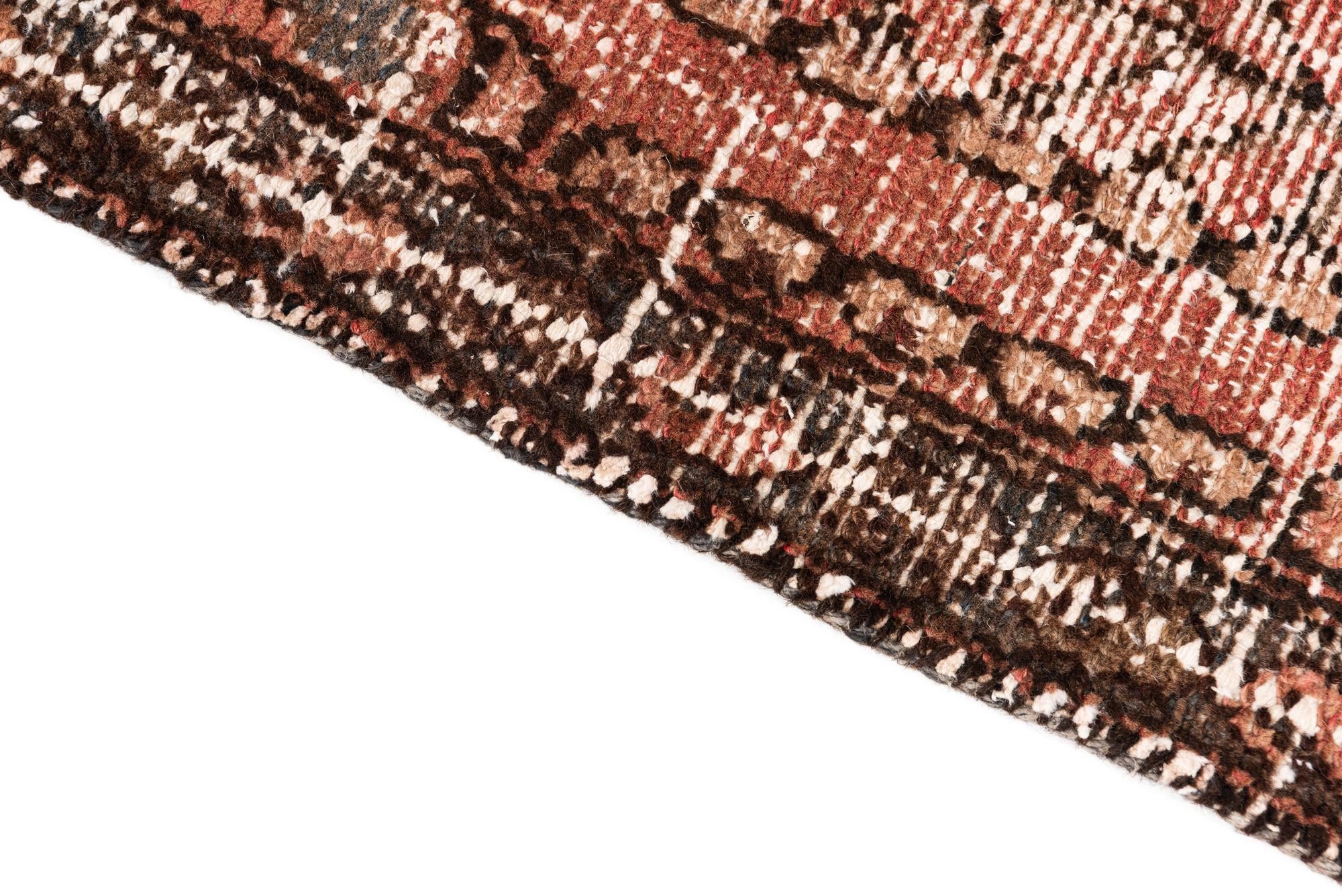 3' 3 x 5' 1 Hand Knotted Ultra Vintage Persian Wool Rug