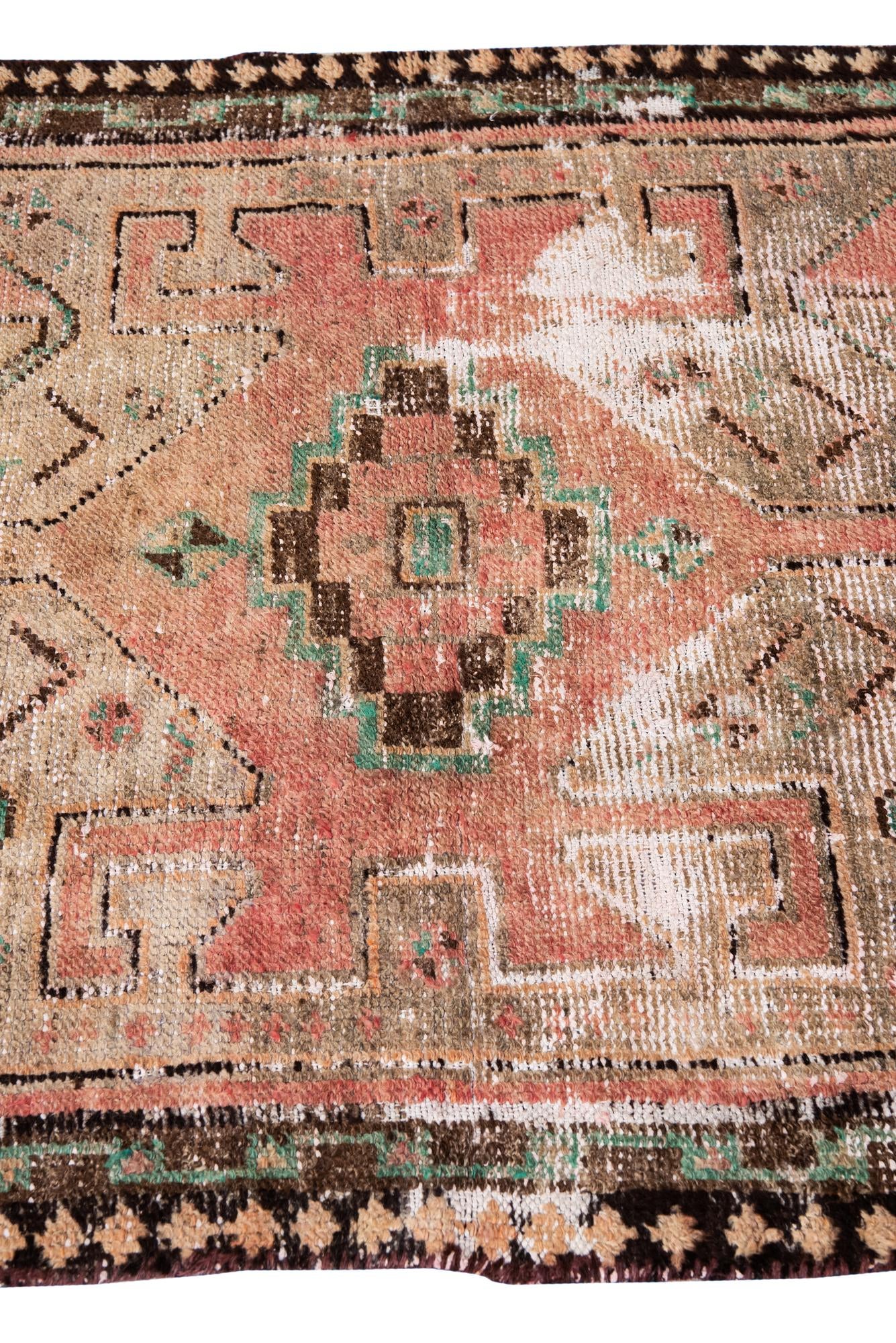 3' 5 x 6' Hand Knotted Ultra Vintage Persian Wool Rug