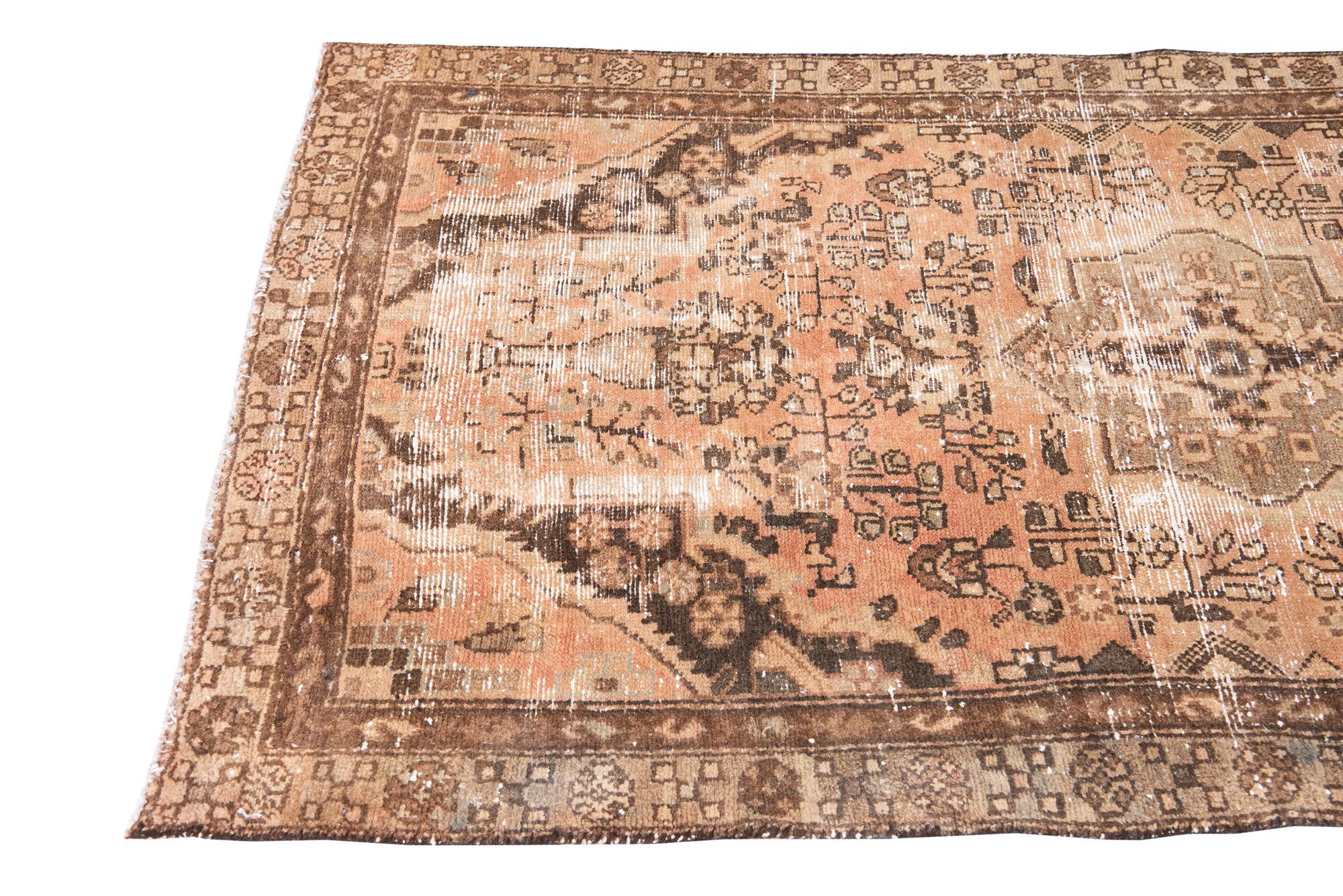 3' 6 x 6' 5 Hand Knotted Ultra Vintage Persian Wool Rug