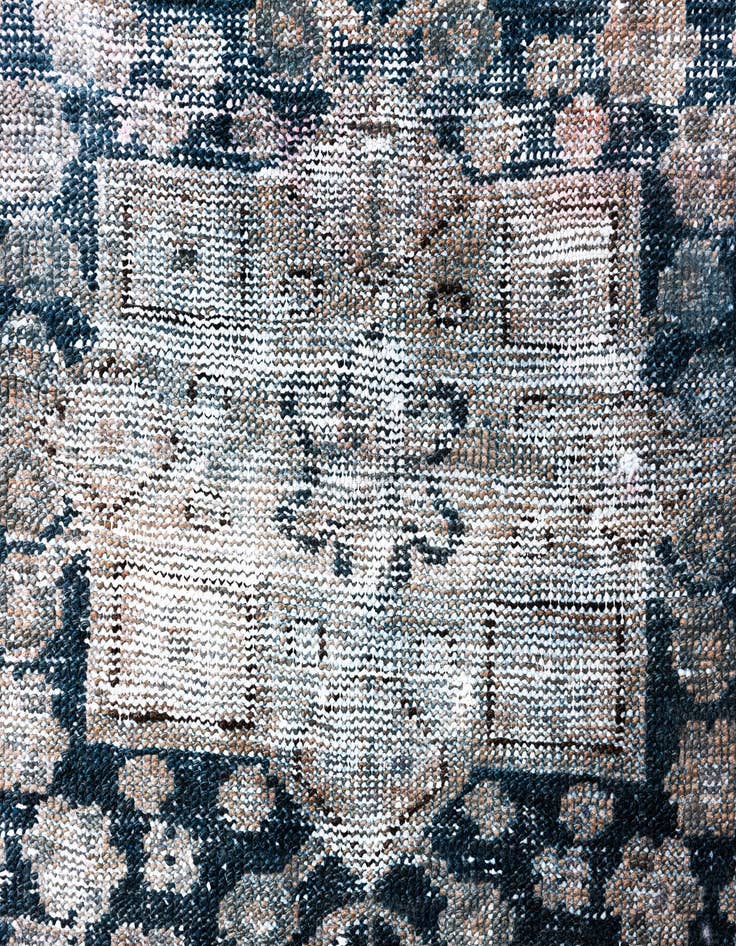 Detail image of 3' 6 x 6'  Hand Knotted Ultra Vintage Persian Wool Rug