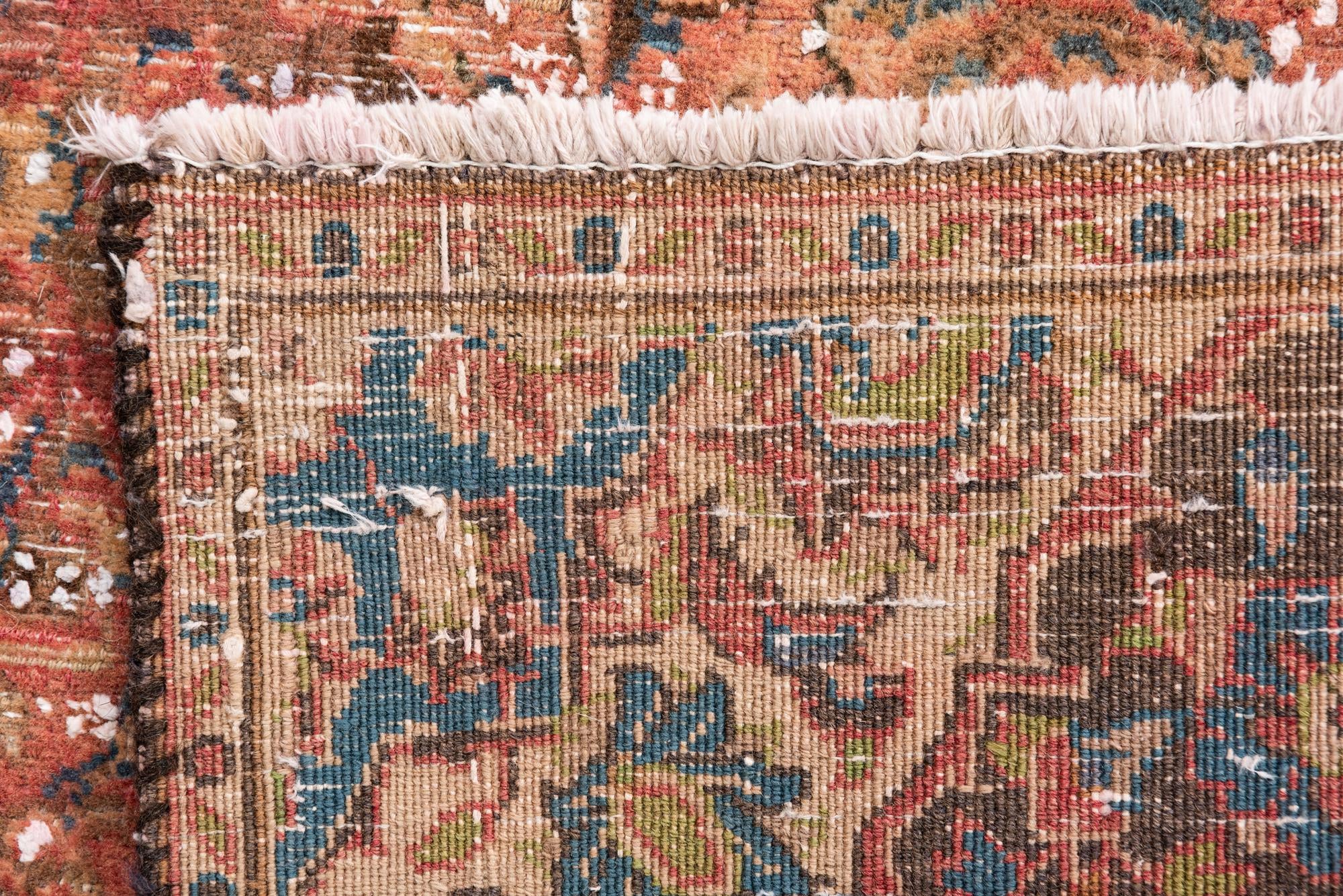4' x 6' 7 Hand Knotted Ultra Vintage Persian Wool Rug
