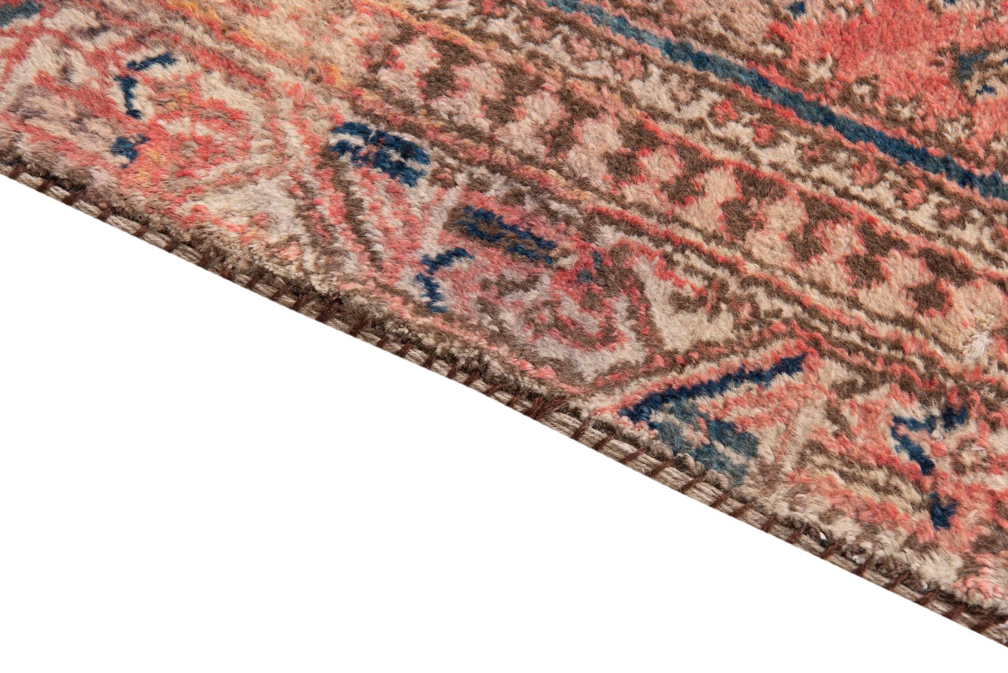 3' 10 x 6' 5 Hand Knotted Ultra Vintage Persian Wool Rug
