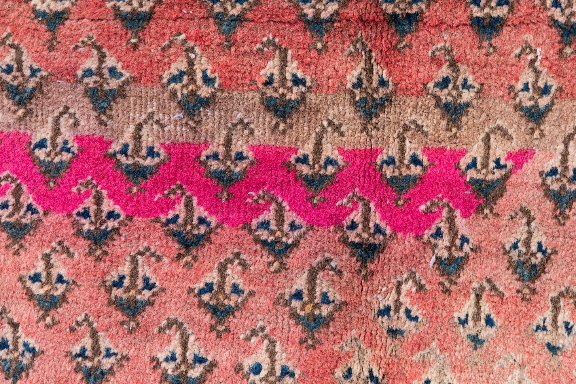 3' 10 x 6' 5 Hand Knotted Ultra Vintage Persian Wool Rug