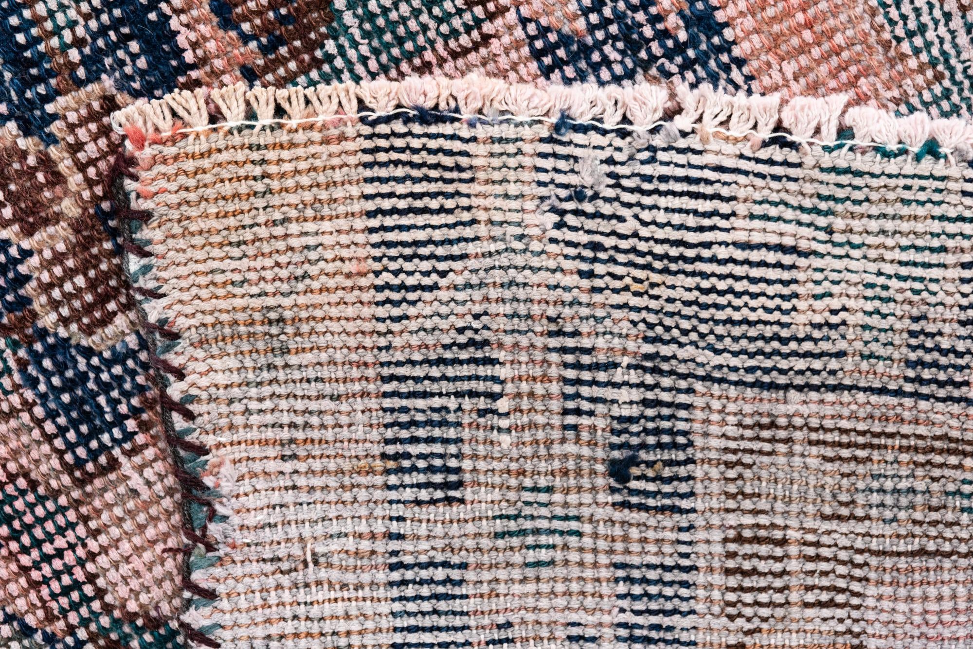 4' 4 x 6' 8 Hand Knotted Ultra Vintage Persian Wool Rug