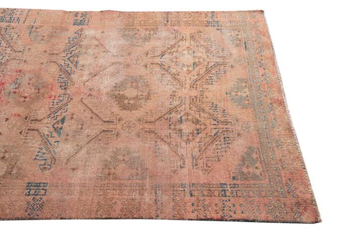3' 9 x 6' 6 Hand Knotted Ultra Vintage Persian Wool Rug