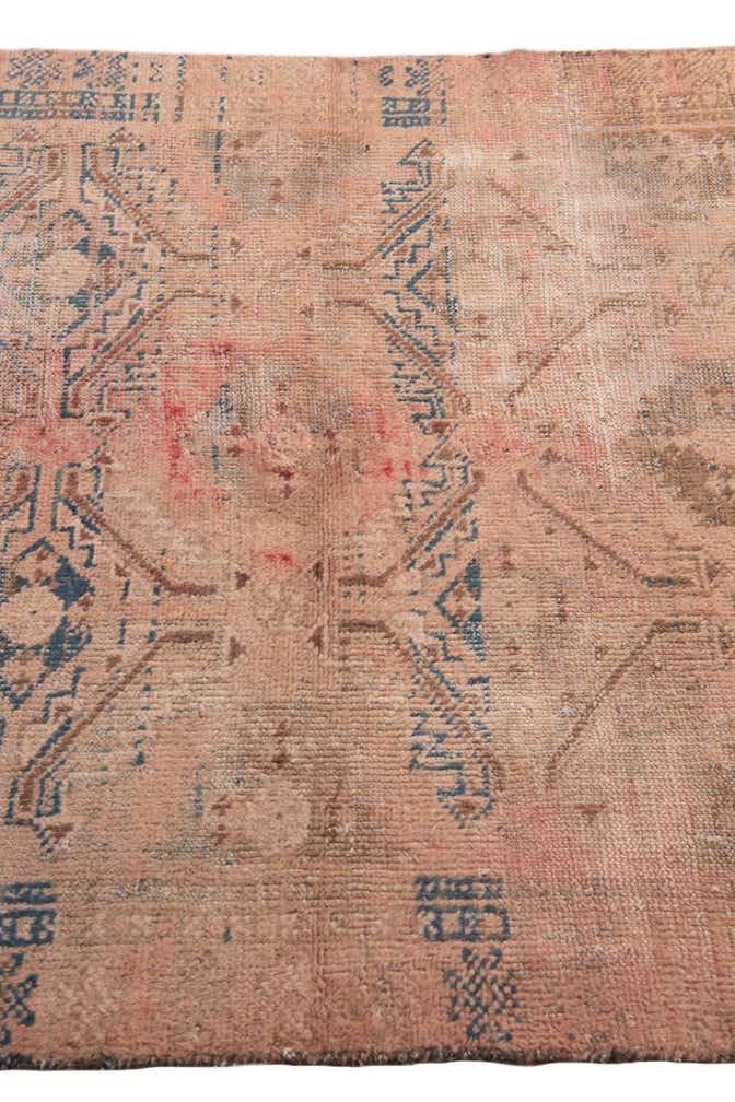 3' 9 x 6' 6 Hand Knotted Ultra Vintage Persian Wool Rug