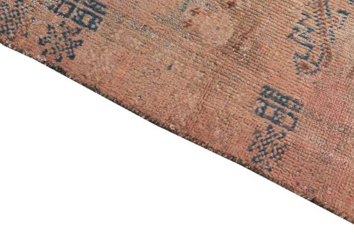 3' 9 x 6' 6 Hand Knotted Ultra Vintage Persian Wool Rug