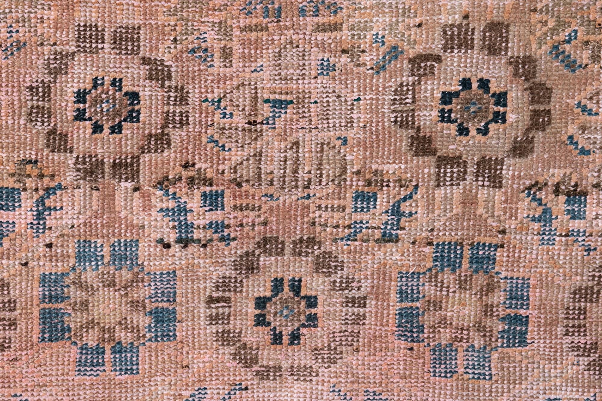 3' 10 x 6' 2 Hand Knotted Ultra Vintage Persian Wool Rug