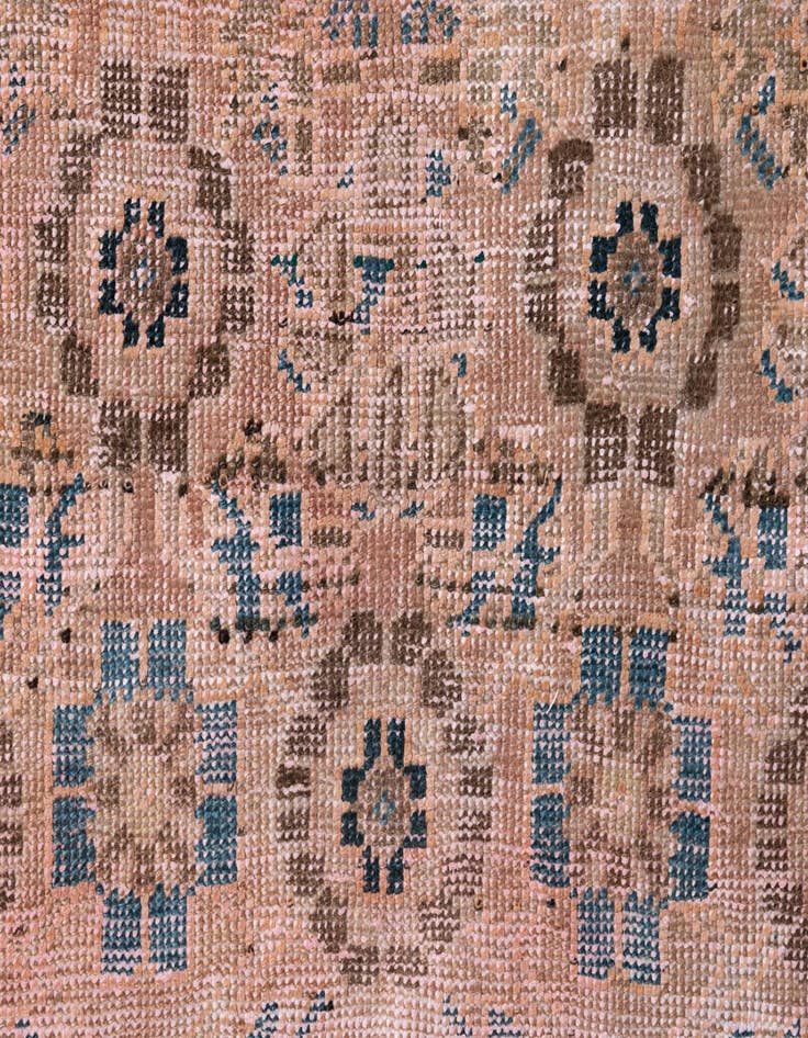 Detail image of 3' 10 x 6' 2  Hand Knotted Ultra Vintage Persian Wool Rug