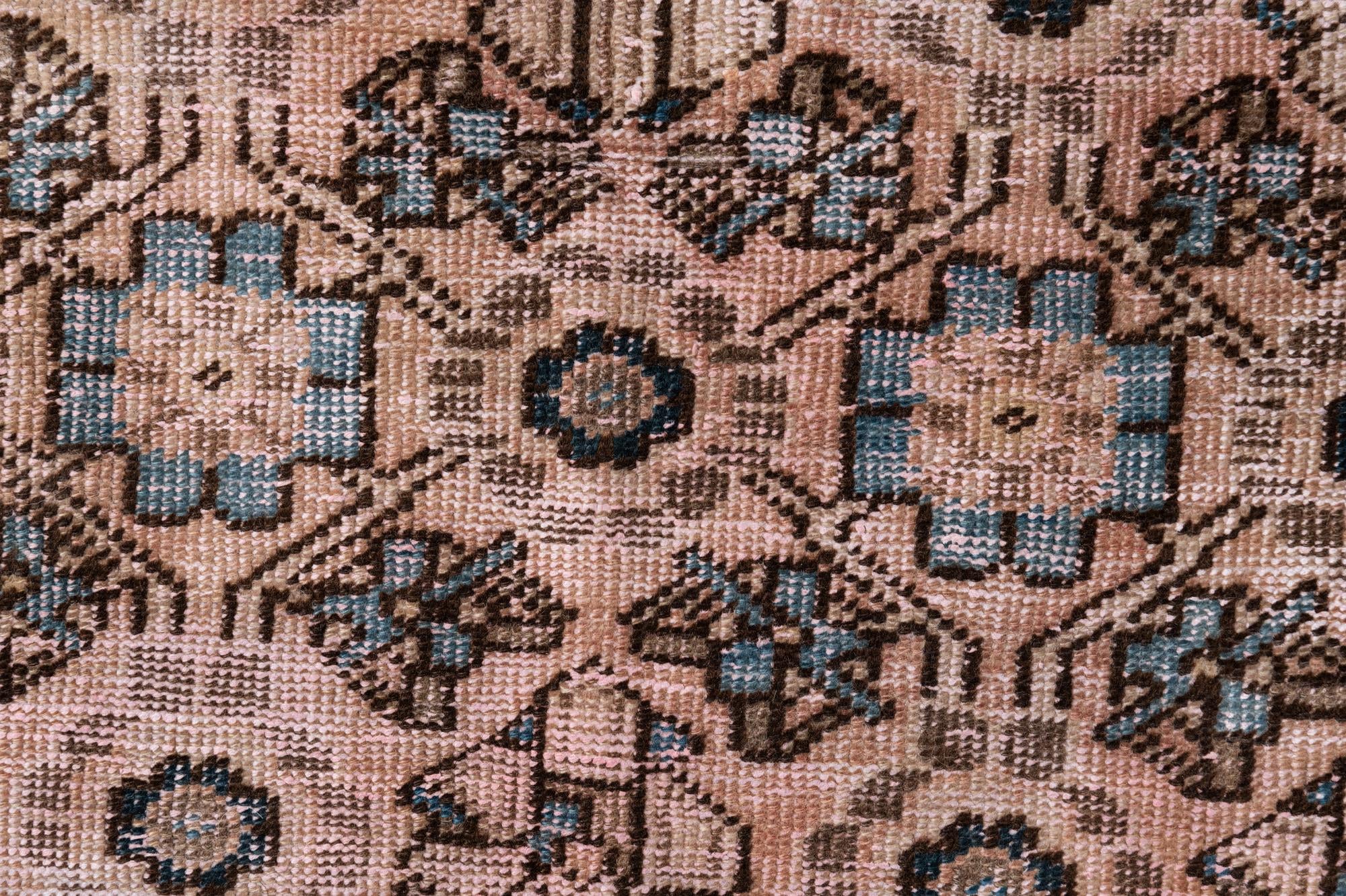 3' 10 x 6' 2 Hand Knotted Ultra Vintage Persian Wool Rug