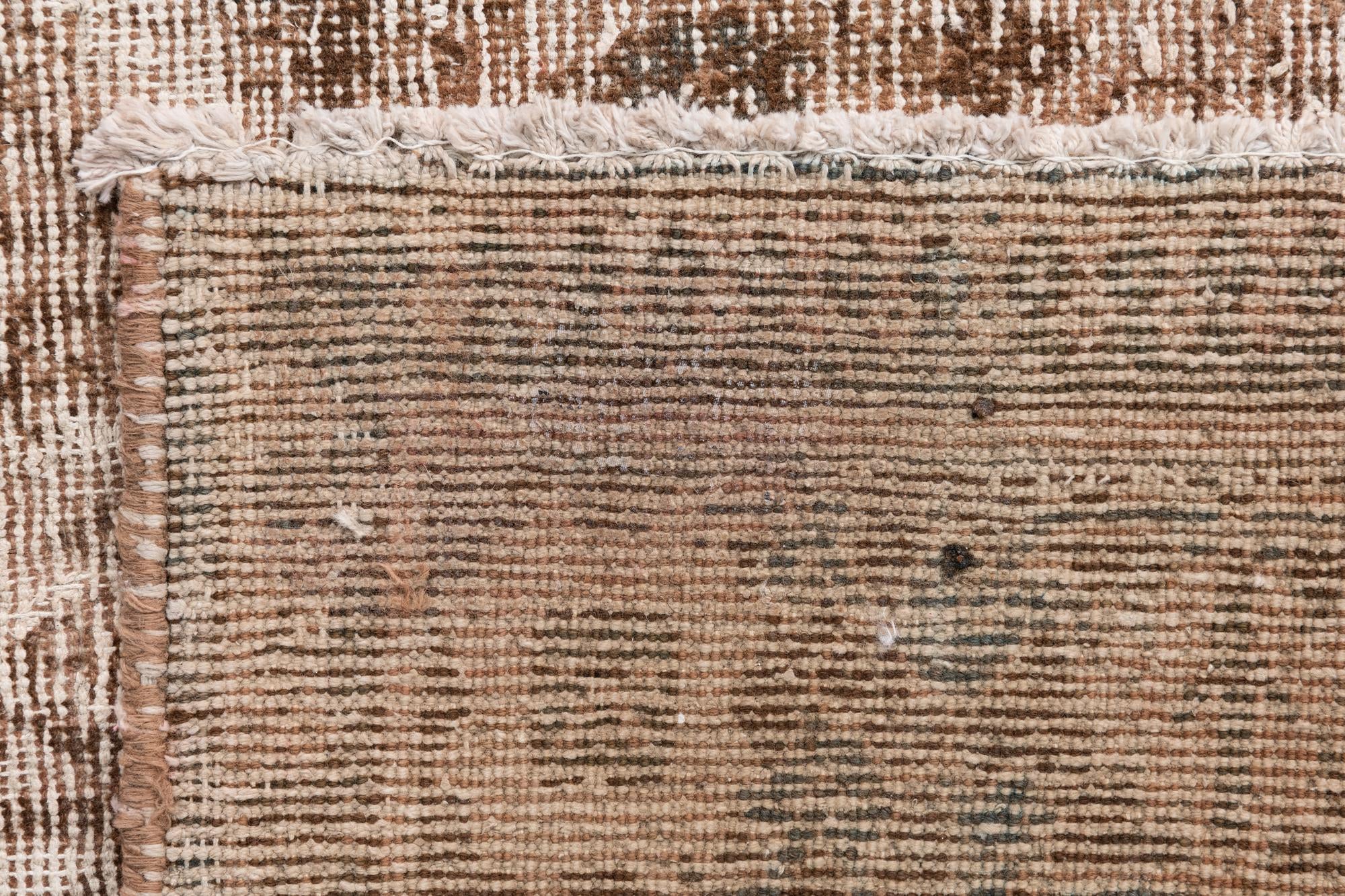 4' 3 x 7' Hand Knotted Ultra Vintage Persian Wool Rug