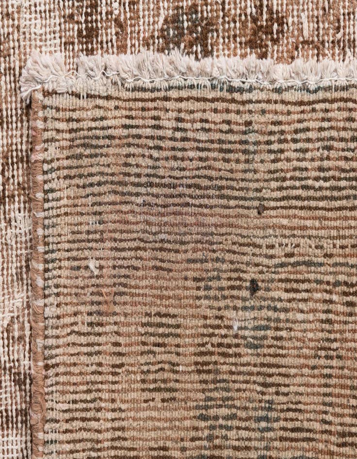 Detail image of 4' 3 x 7'  Hand Knotted Ultra Vintage Persian Wool Rug