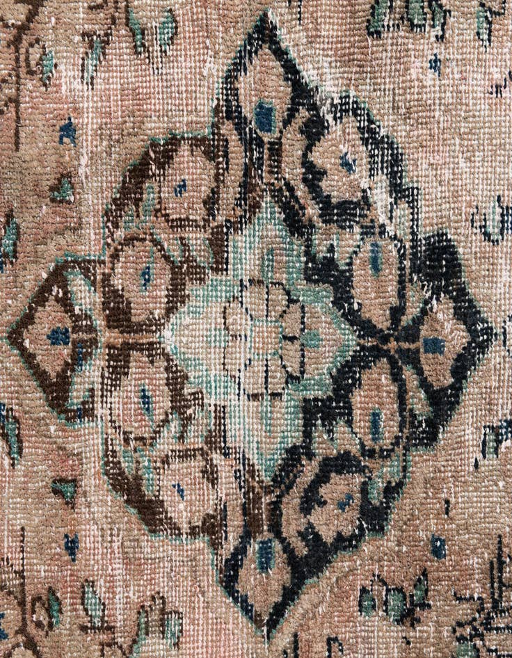 Detail image of 4' 4 x 6' 6  Hand Knotted Ultra Vintage Persian Wool Rug