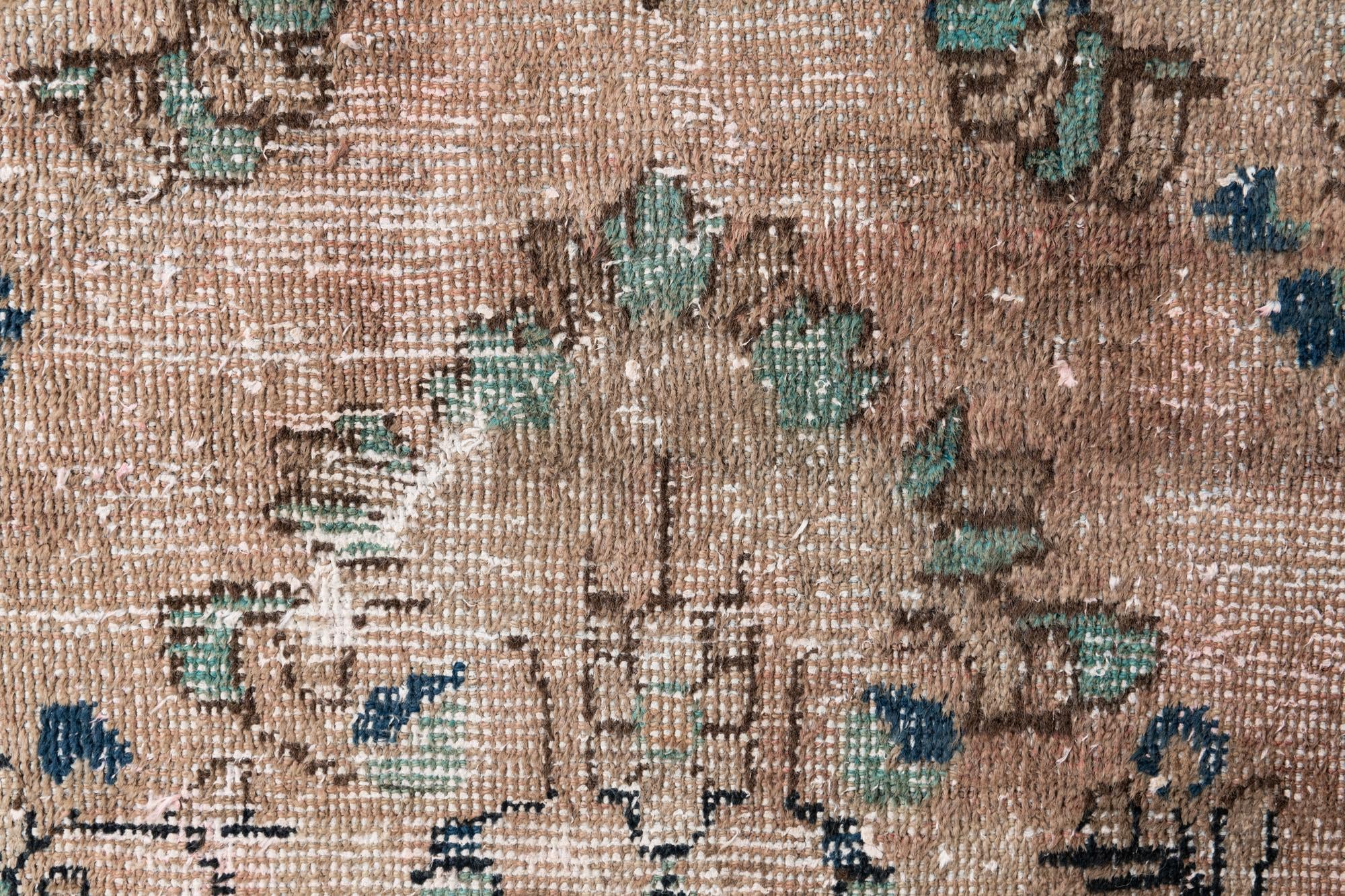 4' 4 x 6' 6 Hand Knotted Ultra Vintage Persian Wool Rug