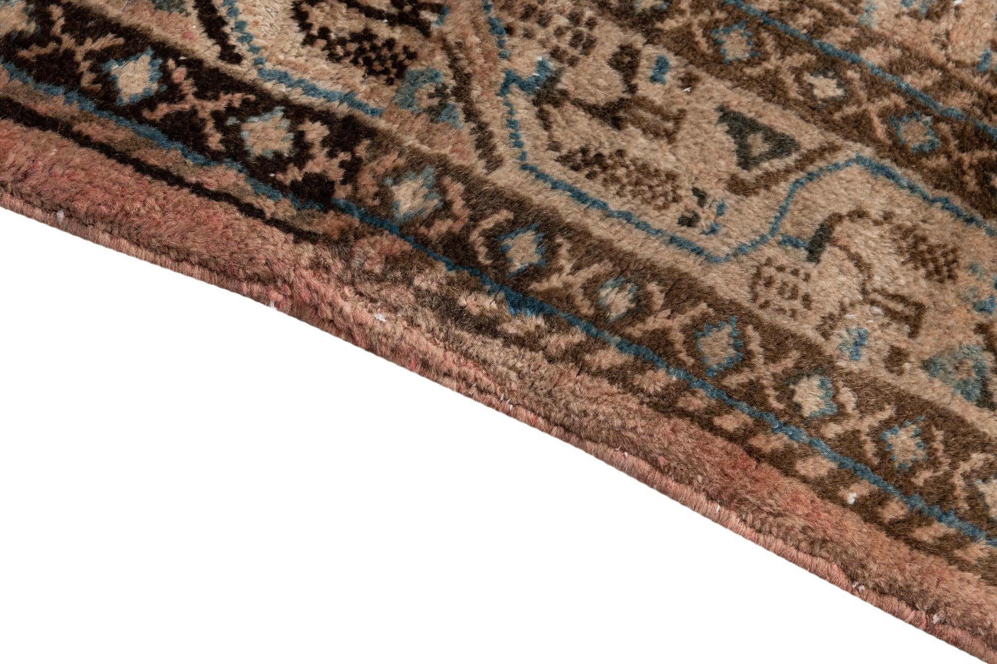 3' 9 x 7' 4 Hand Knotted Ultra Vintage Persian Wool Rug
