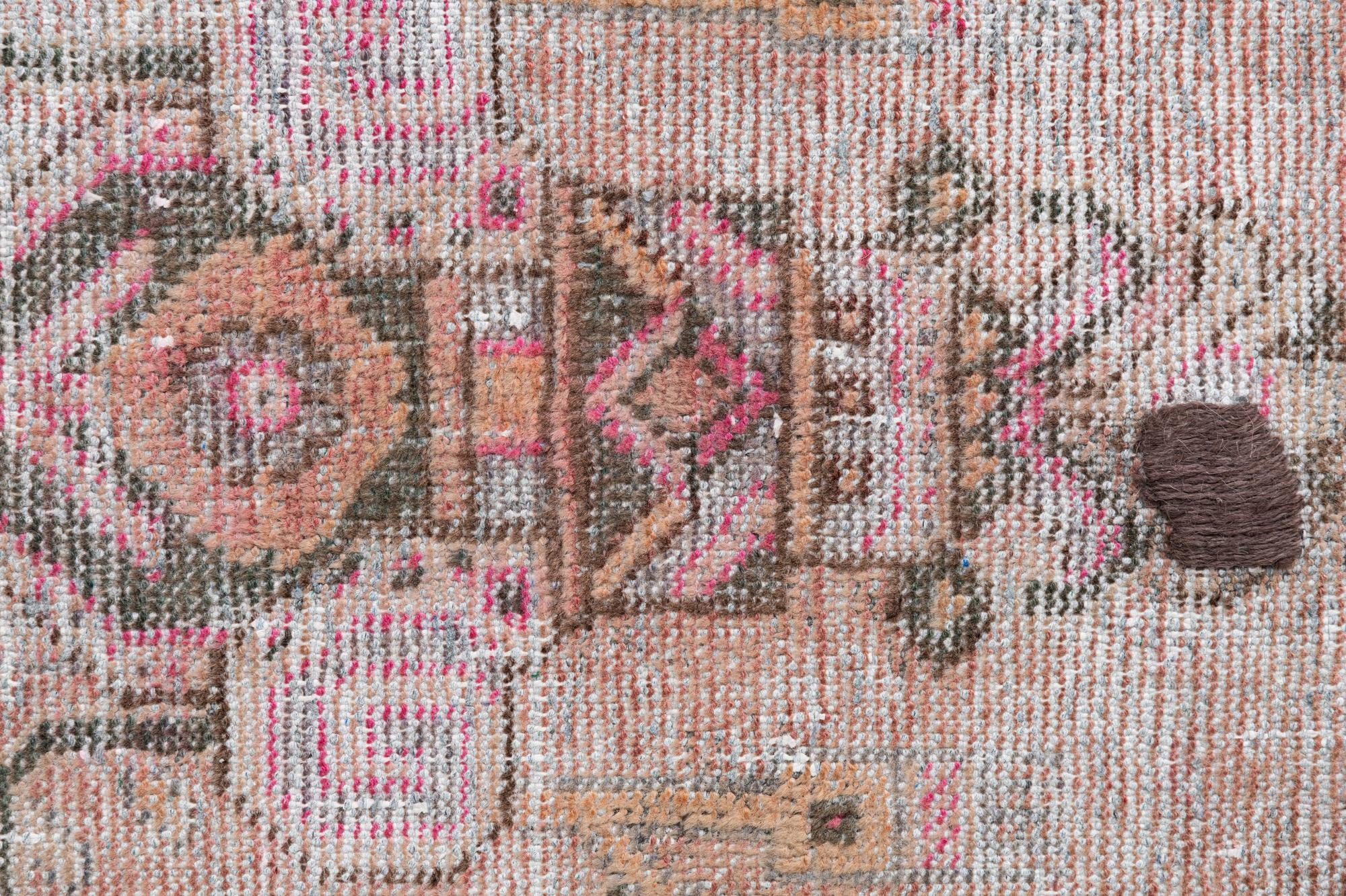 3' 9 x 7' 5 Hand Knotted Ultra Vintage Persian Wool Rug