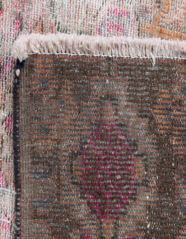 Detail image of 3' 9 x 7' 5  Hand Knotted Ultra Vintage Persian Wool Rug