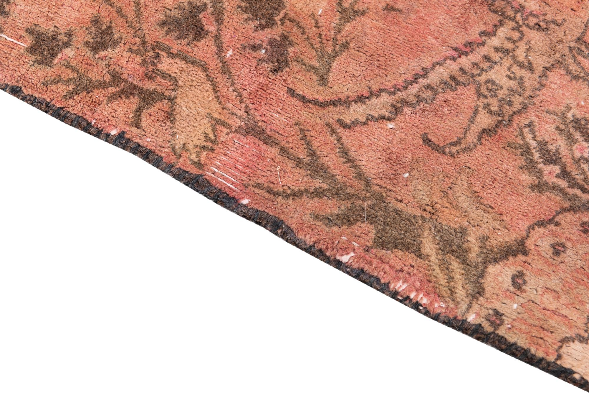 3' 4 x 6' 2 Hand Knotted Ultra Vintage Persian Wool Rug