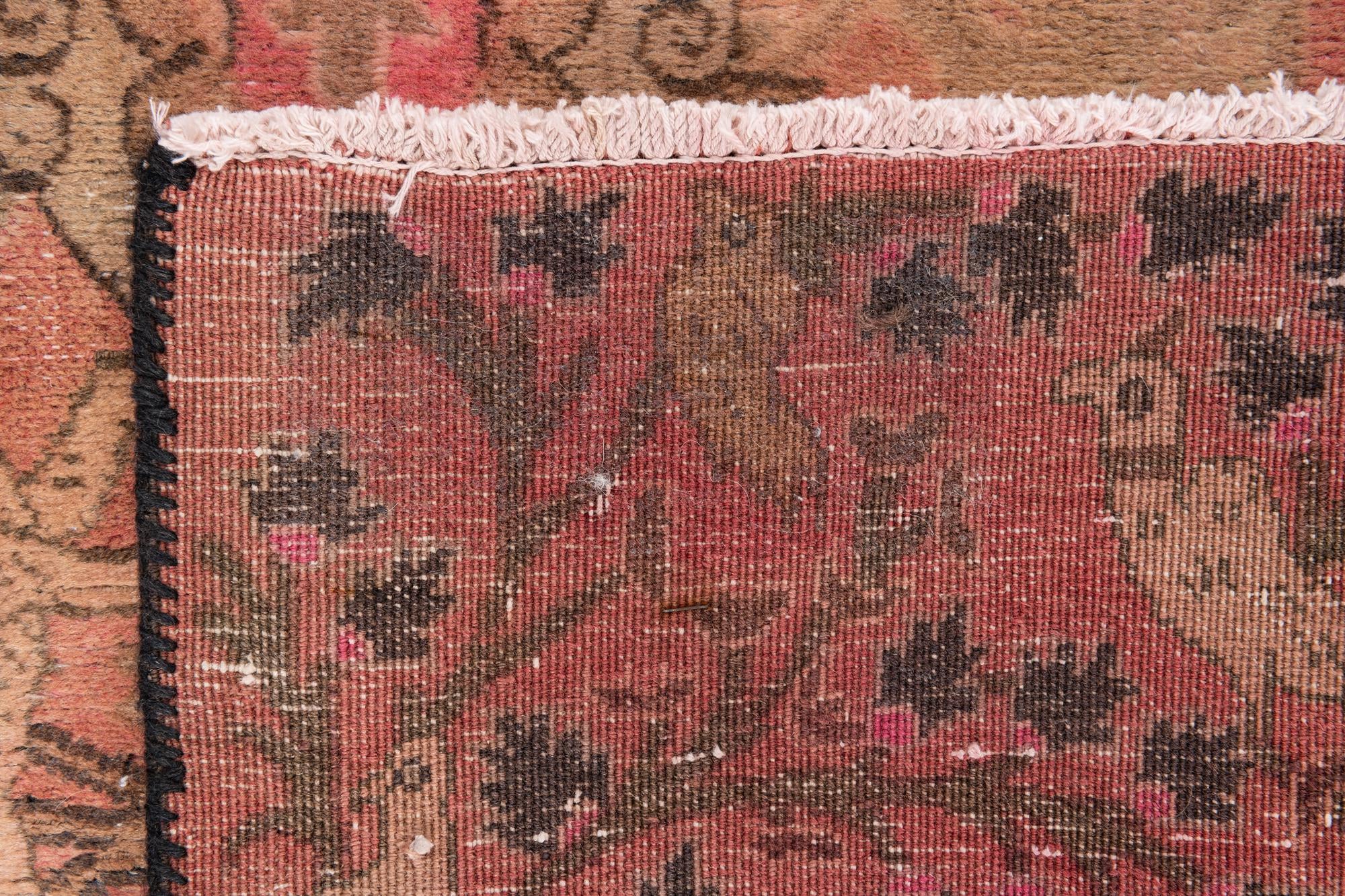 3' 4 x 6' 2 Hand Knotted Ultra Vintage Persian Wool Rug