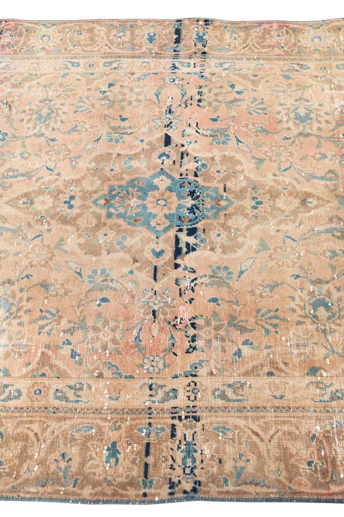 4' 2 x 6' 5 Hand Knotted Ultra Vintage Persian Wool Rug