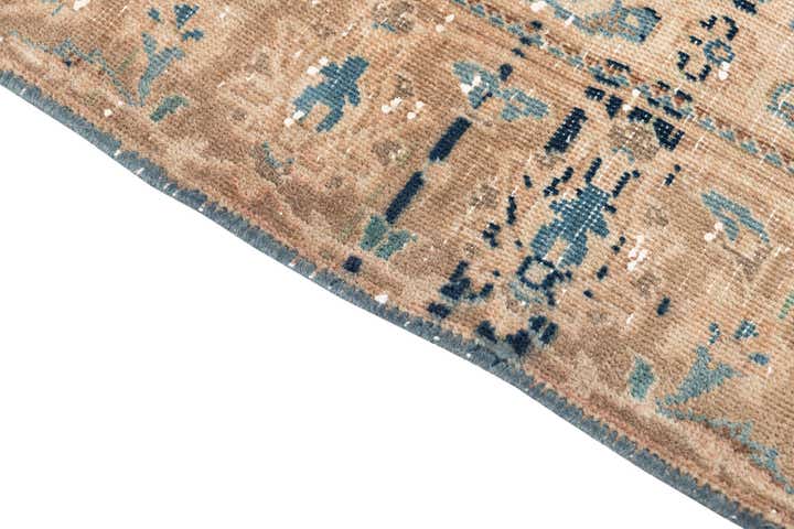 4' 2 x 6' 5 Hand Knotted Ultra Vintage Persian Wool Rug