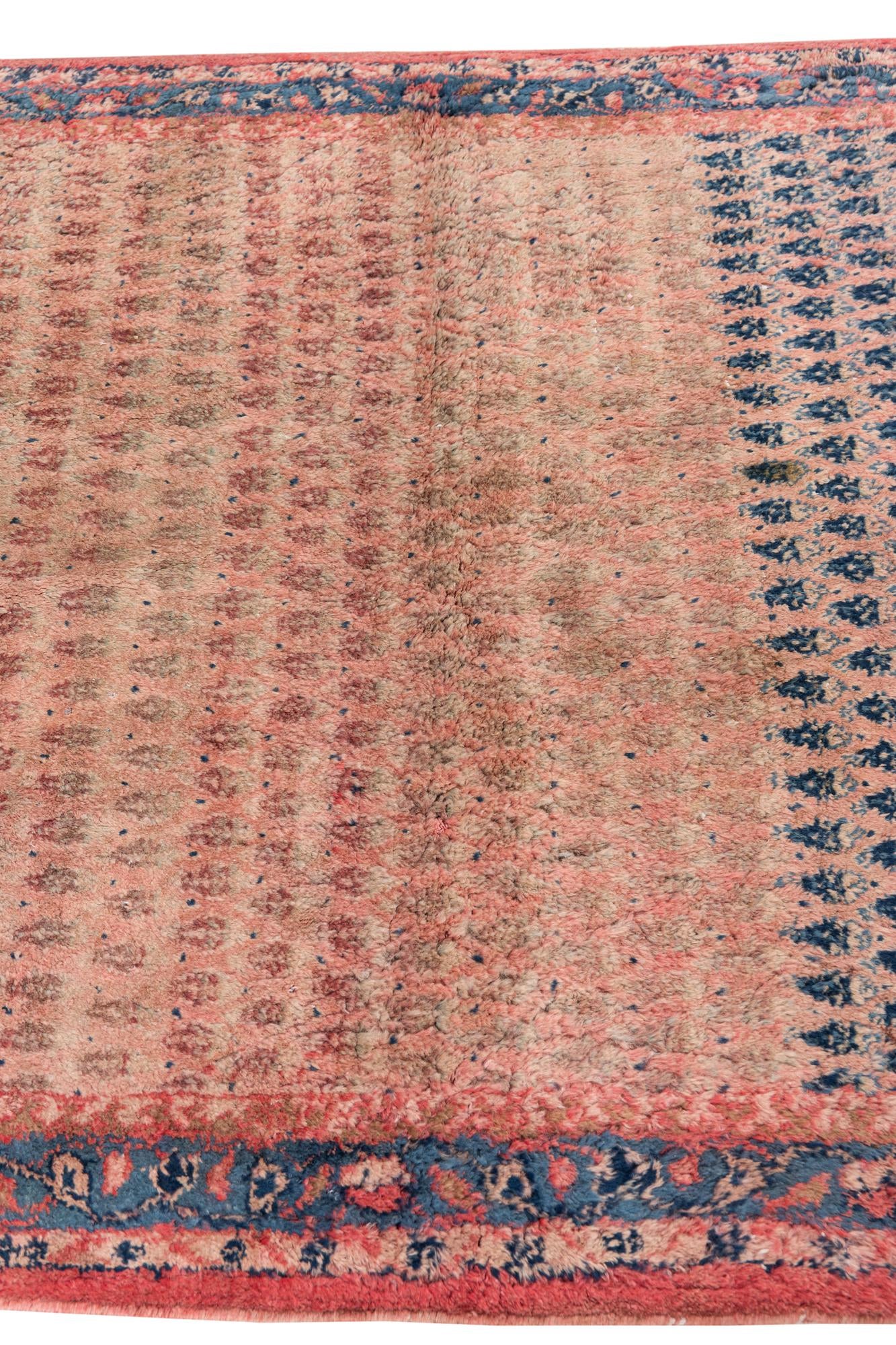 3' 10 x 7' 2 Hand Knotted Ultra Vintage Persian Wool Rug