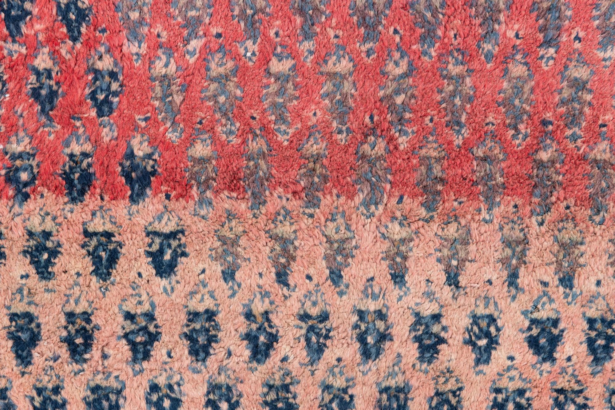 3' 10 x 7' 2 Hand Knotted Ultra Vintage Persian Wool Rug