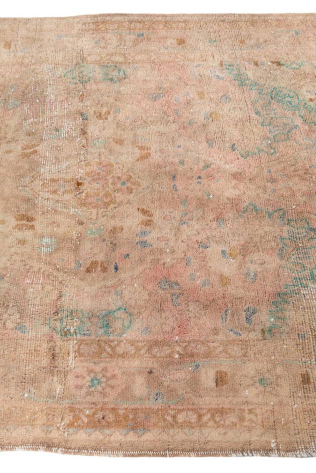 Detailansicht von 125cm x 205cm Handgeknüpft Ultra Vintage Persisch Wolle Teppich
