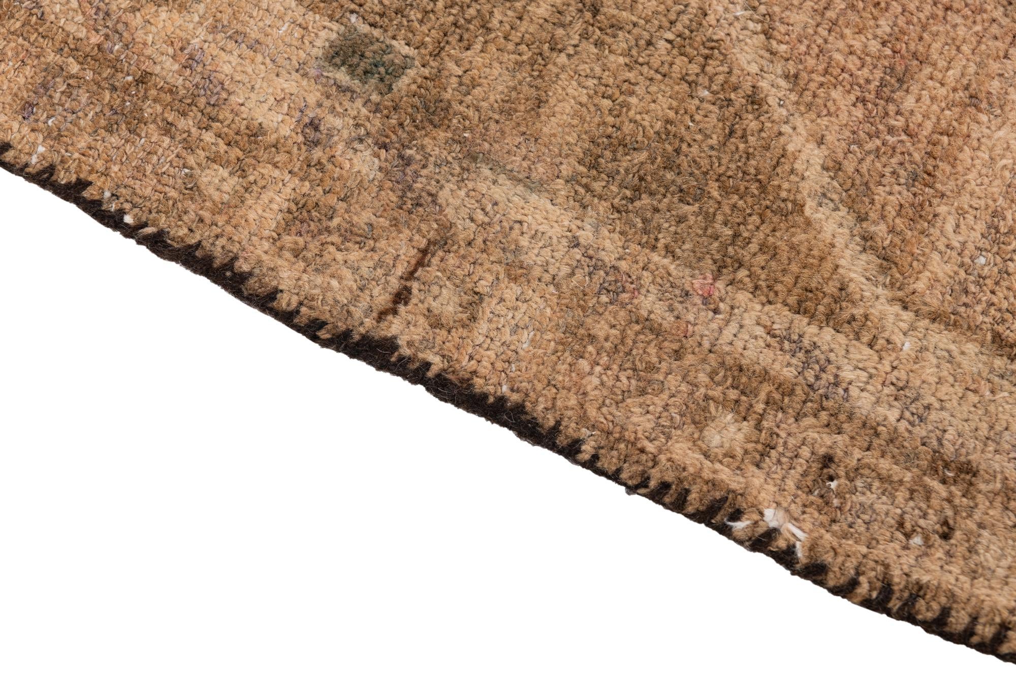 5' 4 x 9' 4 Hand Knotted Ultra Vintage Persian Wool Rug