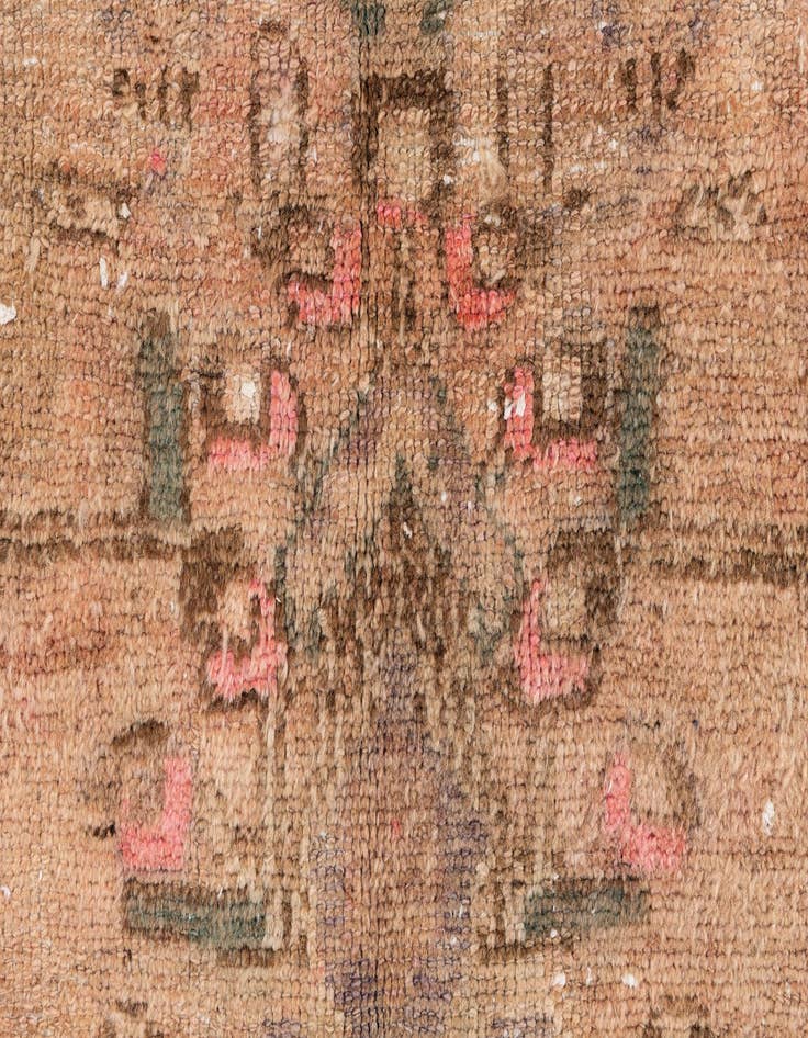 Detail image of 5' 4 x 9' 4  Hand Knotted Ultra Vintage Persian Wool Rug