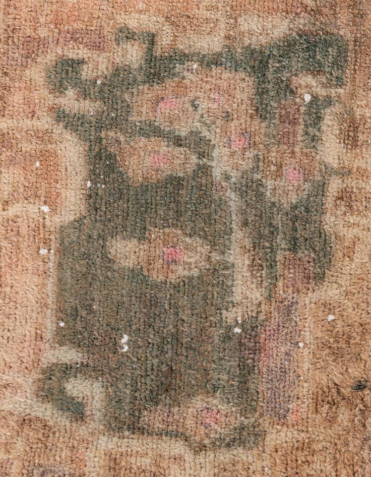 Detail image of 5' 4 x 9' 4  Hand Knotted Ultra Vintage Persian Wool Rug