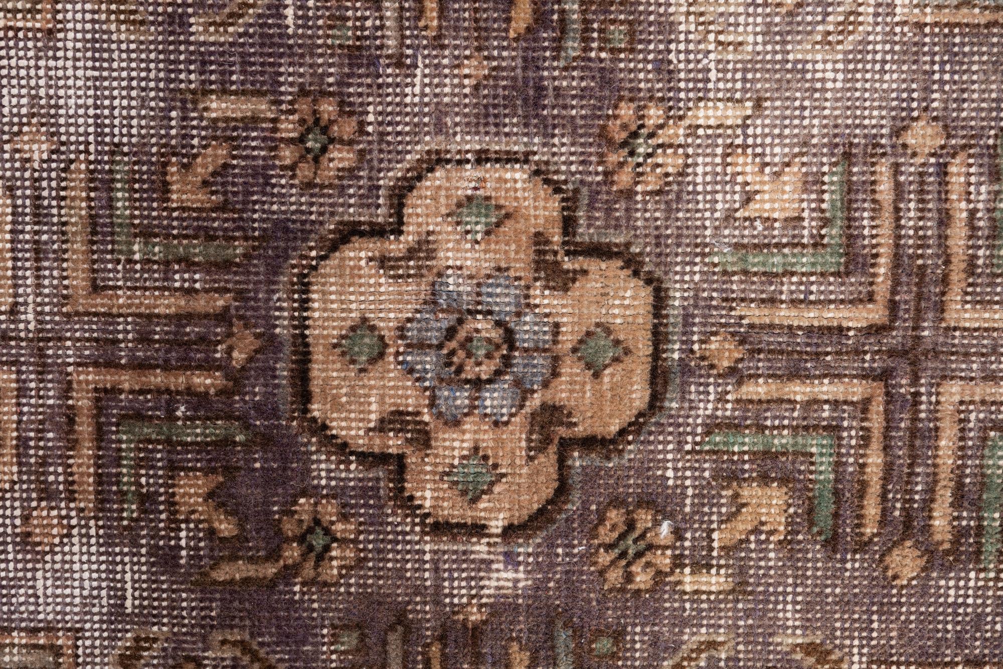 4' 4 x 6' Hand Knotted Ultra Vintage Persian Wool Rug